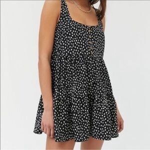 Urban Outfitters Ruffled Babydoll Romper